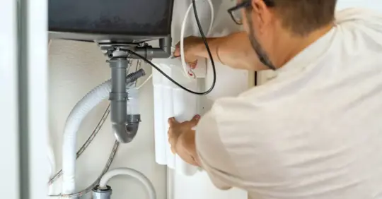 Water filter installation